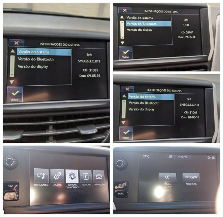 Dificuldade Para Atualizar SMEG Pegeout 208 Firmwares GPS Clube